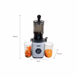 Unold 78275 SLOW JUICER Sam Centrifugeuse lente 300 W Charbon de bois