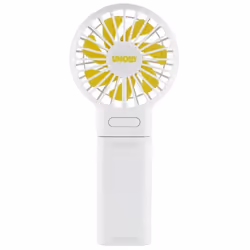 Unold HANDHELD FAN Blanc, Jaune 7,8 cm Ventilateur de cou