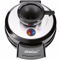 Waffeleisen WE20 Volcano schwarz Puissance absorbée 700 Watt Hauteur 15.5 cm Mélange de matériaux Acier inoxydable Largeur 21 ...