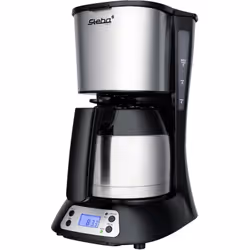 enquête Avec verseuse isotherme pour env. 8 tasses de 125 ml Température de préparation optimale pour un café parfait Préséle ...