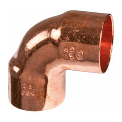 Finish - Raccord cuivre coudé 90° à souder - Femelle petit rayon - diamètre 54 mm