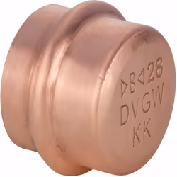 Bouchon cuivre à sertir GAZ Femelle Ø15
