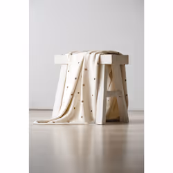 Kaiser KNOTS 100% Bio Baumwolle (kbA) Couverture pour bébé Crème 80 x 100 cm Garçon/Fille - Vue supplémentaire 5