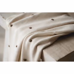 Kaiser KNOTS 100% Bio Baumwolle (kbA) Couverture pour bébé Crème 80 x 100 cm Garçon/Fille - Vue supplémentaire 6