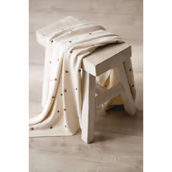 Kaiser KNOTS 100% Bio Baumwolle (kbA) Couverture pour bébé Crème 80 x 100 cm Garçon/Fille - Vue supplémentaire 7
