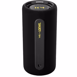 Enceinte sans fil Bluetooth We. HEAR pro Noir par Loewe et Kylian Mbappé