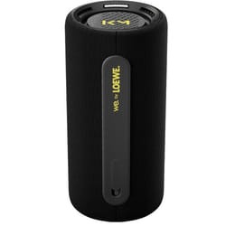 Enceinte sans fil Bluetooth We. HEAR pro Noir par Loewe et Kylian Mbappé