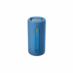 Enceinte sans fil Bluetooth We. HEAR pro Bleu Denim par Loewe et Kylian Mbappé