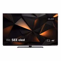 Loewe We.SEE 48, 121,9 cm (48"), 3840 x 2160 pixels, OLED, Smart TV, Wifi, Noir, Bleu
