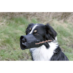 TRIXIE Museliere polyester M noir pour chien