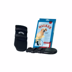 TRIXIE Bottes de protection Walker Care, XXL, Polyester, Caoutchouc, Noir, Monochromatique, Toutes races