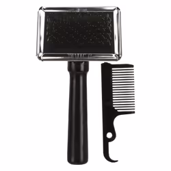 TRIXIE 2353, Chat (animal) / Chien, Brosse, Noir, Argent, Bois, Métal, 60 mm