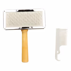 TRIXIE 2354, Chat (animal) / Chien, Brosse, Argent, Blanc, Bois, Bois, Métal, 90 mm