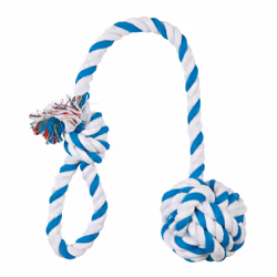 TRIXIE 3269, Chien, Balle, Bleu, Blanc, Coton, Polyester, 7 cm, 500 mm