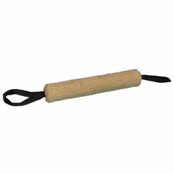 TRIXIE Rouleau Dummy de dressage à mordre, jute, Chien, Remorque jouet, Noir, Sable, 6 cm, 300 mm