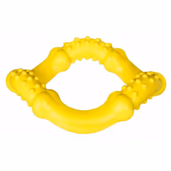 Aqua Toy Anneau ondulé Dimensions: ø 15 cm Coloris aléatoire rouge, jaune ou vert Anneau ondulé pour chiens en caoutchouc nat ...