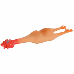 TRIXIE Jouet pour chien Poulet, Chien, Jouet qui couine, Orange, Rouge, Latex, 470 mm