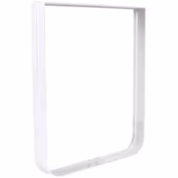 Tunnel pour chatière 3878 S-M pour chien 3873 : augmente la profondeur d'installation de jusqu'à 37 mm couleur blanc dimensio ...