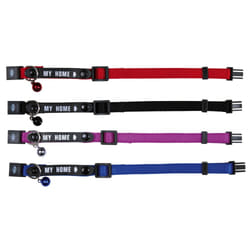 TRIXIE 4180 collier pour chiens et chats Noir, Rouge Nylon Chat Collier anti-aboiement