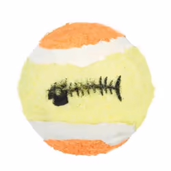 TRIXIE Set of Toy Balls, Chat, Balle, Multicolore, Plastique, Peluche, 4 cm