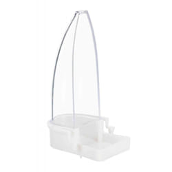 TRIXIE Distributeur eau et nourriture en plastique - 12cm - Pour oiseau