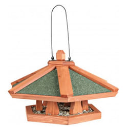 TRIXIE 5569 mangeoire pour oiseau Vert, Bois Bois Support