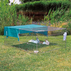 TRIXIE 6259, Cage, Lapin, Acier inoxydable, Acier galvanisé, 1160 mm, 1160 mm