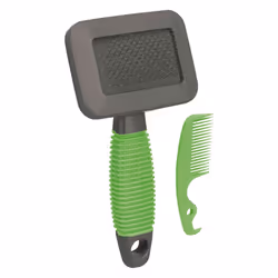 TRIXIE 6288, Brosse, Vert, Gris, Plastique, 70 mm, 130 mm