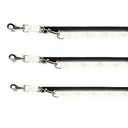 TRIXIE 12214 laisse pour chiens et chats 2 m Noir, Gris Chien Laisse standard