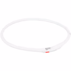 TRIXIE 12641, Chien, Collier standard, Blanc, Plastique, Silicone, Monochromatique, XS-XL