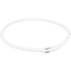 TRIXIE 12641 collier pour chiens et chats Blanc Plastique, Silicone XS-XL Chien Collier standard