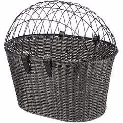 TRIXIE 13107, Caisse de transport rigide pour animaux de compagnie, Panier de vélo pour animaux de compagnie, Chien, 5 kg, Ch ...
