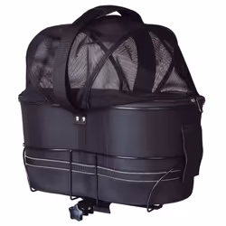 TRIXIE 13110, Sac en toile pour animaux de compagnie, Panier de vélo pour animaux de compagnie, Chien, 8 kg, Charge par dessu ...