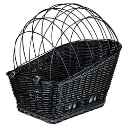 TRIXIE 13117 sacoche et panier pour bicyclette Arrière Panier de vélo Plastique, Saule Noir