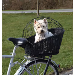 TRIXIE 13117 sacoche et panier pour bicyclette Arrière Panier de vélo Plastique, Saule Noir