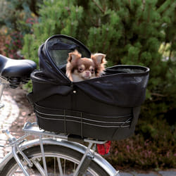 TRIXIE 13118 sacoche et panier pour bicyclette Arrière Sacoche pour bicyclette EVA (Acétate de vinyle d'éthylène) Noir