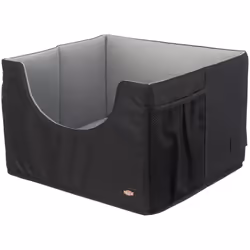 TRIXIE 13177, Housses de siège de voiture, Polyester, Noir, Gris, Monochromatique, 450 mm, 280 mm