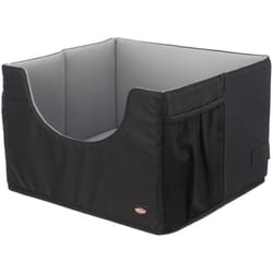 TRIXIE 13177 couverture pour chiens pour coffres et sièges Housses de siège de voiture Polyester Noir, Gris