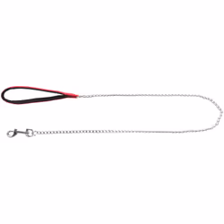 TRIXIE 14013, Chien, Laisse standard, Rouge, Chaîne, Monochromatique, XS-S