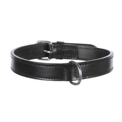 TRIXIE 18241 Noir Cuir Moyen Chien Collier standard