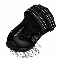 TRIXIE Bottes de protection Walker Active 2 pieces  L-XL  - Noir - Pour chien