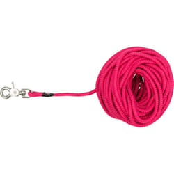 Trixie - Laisse à pister, ø 6 mm x 20 m rose ronde sans dragonne, pour chien.