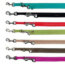 TRIXIE 20081 laisse pour chiens et chats 2 m Noir Nylon Chien Laisse standard