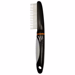 TRIXIE 23767, Chien, Peigne, Noir, Plastique, 220 mm
