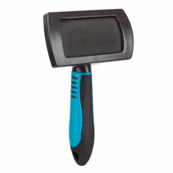 TRIXIE Soft Brush, Chien, Brosse, Noir, Bleu, Plastique, 100 mm, 170 mm