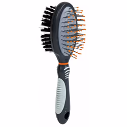 TRIXIE 24152, Chien, Brosse, Noir, Gris, Plastique, Nylon, 60 mm