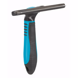 TRIXIE 24175, Chien, Brosse de toilettage, Noir, Bleu, Manteau long, Pelage moyen, Poil fin (ras), Plastique, Caoutchouc, Mét ...