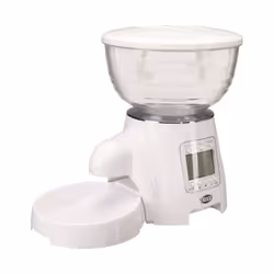TRIXIE Distributeur automatique de nourriture TX7 - 5 L - 40 x 26 x 34 cm - Blanc - Pour chien