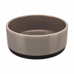 Lot de 4 gamelles pour chien en céramique avec anneau caoutchouc Trixie