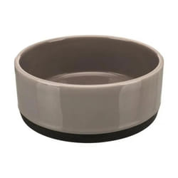 Lot de 4 gamelles pour chien en céramique avec anneau caoutchouc Trixie